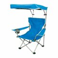 Kd Cuna 37 in. Adjustable Blue Canopy Folding Kids Chair KD2513640